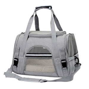 Foldable Car <b>Pet</b> <b>Carrier</b> Tote - Portable Handbag for Cats & Small Dogs - Product Image 1