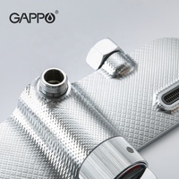 Robinet de douche GAPPO de grande taille, ensemble de douche thermostatique à température constante