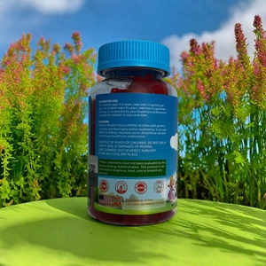 Multivitamínico Diario para Niños Sin Azúcar Vegano, Apoyo al Crecimiento y Salud Ósea, Gomitas de Vitamina C, Zinc, D3, K2 y Calcio para Niños - Product Image 4