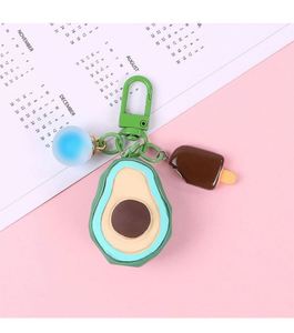 Dễ Thương Mô Phỏng Trái Cây <span class=keywords><strong>Keychain</strong></span> 3D PVC Chuối Dưa Hấu Dứa Bơ Mềm Cao Su <span class=keywords><strong>Keychain</strong></span> Nhựa Thực Phẩm Móc Chìa Khóa Túi quyến rũ - Product Image 2