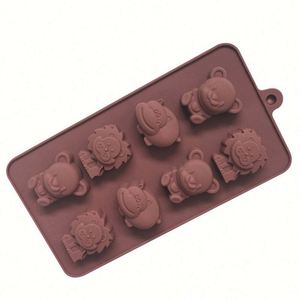 Muestra Gratuita de Fábrica: Molde de Resina con Forma de León, Moldes de Silicona para Chocolate, Bandeja de Silicona para Cubitos de Hielo OEM/ODM - Product Image 3