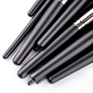 <span class=keywords><strong>Amazon</strong></span> Hot Selling Black Cosmetic Brush High Quality 15pcs Professional Makeup Brush Set with Bag - Product Image 6