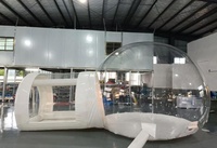 Tente extérieure publicité gonflables tentes à bulles gonflables transparentes maisons à bulles dôme glamping tente gonflable en pvc