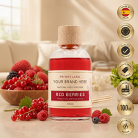 Difusor de Aromas con Aroma a Bayas Rojas de Marca Privada 100ml OEM |   Ambientador Mikado para el Hogar |   España UE