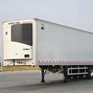 Semirremolque Refrigerador de 3 Ejes y 40 pies, Camión Frigorífico con Caja Refrigerada para Alimentos, Semirremolque de Acero Refrigerado - Product Image 2