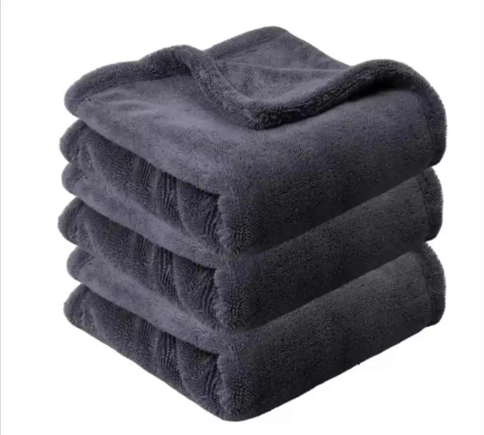 Hot Sale 60x90 Twisted Loop Drying Towel/1600gsm Twist Towel/ 40x40cm Car Twisted Drying Towel