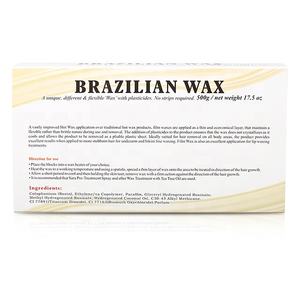 Blocco di cera dura depilatoria indolore di depilazione della cera <span class=keywords><strong>brasiliana</strong></span> Crema 500g per la <span class=keywords><strong>ceretta</strong></span> del salone - Product Image 3