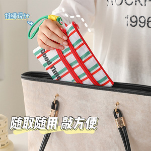 Travel Passport Organizer Bag 7 Inch Multipurpose Card Holder For Trip With Zipper Compartments - Product Image 5