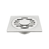 Drain de sol carré en acier inoxydable pour garage robuste pour salle de bain et balcon