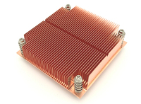 Refroidisseur de processeur sans ventilateur à chambre à vapeur en cuivre LGA 1156 1700 2011 1u Serveur Refroidissement du processeur Dissipateur thermique Passif Ailette de refroidissement Radiateur Vc