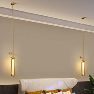 Modern Minimalist <b>Wall</b> Lamp Led <b>Light</b> E27 <b>Switch</b> Control Telescopic Pendant For Hotel Office Corridor - Product Image 2