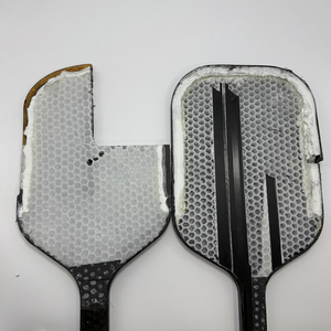 Mod <span class=keywords><strong>TA</strong></span>-15 Pro Player Edition TORAY T700 Fibra de carbono 16mm 14mm Blanco y Chroma GEN3 EVA Core Professional Pickleball Paddle - Product Image 3
