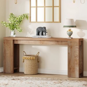 <span class=keywords><strong>Console</strong></span> en <span class=keywords><strong>bois</strong></span> massif de luxe léger Wabi Sabi, meuble d'entrée moderne, buffet mural pour salon, maison d'hôtes, hôtel, décoration de hall - Product Image 2