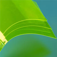 Taille personnalisée A1 A3 A4 A5 Feuille de PVC transparente ou givrée en plastique transparent et de couleur pour la papeterie