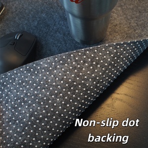 Todo o Tamanho Cor Logotipo Personalizado Grande Duplo Dual-sided Dobrável Dobrável Computador Cortiça PU PVC Leather Wool Felt Desk Mat Pad - Product Image 3