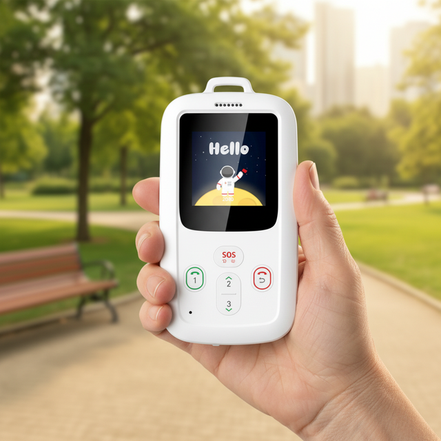 Smart Tracking Watch for Children Essential 4G GPS Tracker: Slim Card Design with Call, SOS & Hybrid GPS Slim Tracker