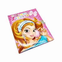 Carnet de notes/journal personnalisé pour enfants avec couverture rigide, impression de logo en relief et cadenas