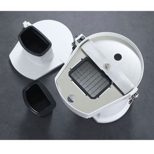 Yunqingtech - Machine à découper multifonctionnelle motorisée pour la cuisine - Petite machine à découper les fruits et légumes - Trancheuse à carottes, pommes de terre, concombres - Product Image 6