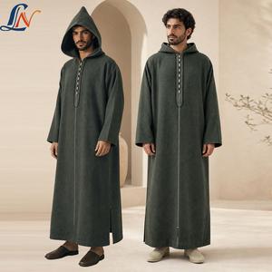 <span class=keywords><strong>Djellaba</strong></span> marocaine de luxe pour homme, hiver, chaude et épaisse, avec capuche, style Malifa, Thobe, Kaftan, <span class=keywords><strong>Caftan</strong></span>, Robe longue traditionnelle musulmane - Product Image 1