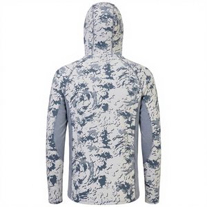 Sudadera con Capucha de Pesca para Hombre, Camuflaje, UPF 50, Manga Larga, Protección Solar Anti-UV - Product Image 6