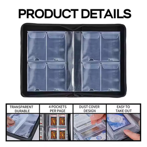 Álbum de Fotos Personalizado para Tarjetas de Juego, con 4 Bolsillos, Protector de Tarjetas Coleccionables, en Oferta - Product Image 4