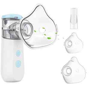 New Arrival Home Use Battery-Powered ABS Material Durable Mini Portable Built-In <strong>Mesh</strong> <strong>Nebulizer</strong> Machine with Mask Mouthpiece - Product Image 4