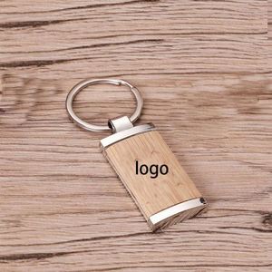 Bamboo <b>Notebook</b> <b>Set</b> with Keychain Corporate Promotional Gift for Annual Meetings - Product Image 5