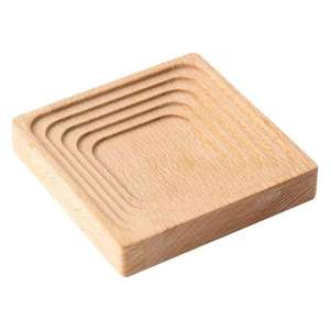 Plateaux de service en bois de hêtre, plusieurs tailles, design ondulé en bois massif, couleur naturelle, pour la dégustation du thé et la présentation des desserts - Product Image 4