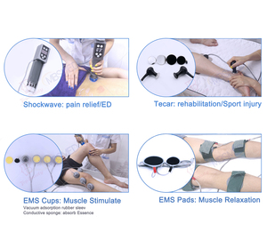 Appareil de thérapie par ondes électromagnétiques Tecar RF Vacuum Ems 3 en 1 pour la physiothérapie - Product Image 4