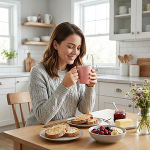 Taza de Cerámica Moderna Premium de 12 oz con Forma de Bala y Acabado Esmaltado, Apta para Lavavajillas, para <span class=keywords><strong>Café</strong></span> o Té - Product Image 3