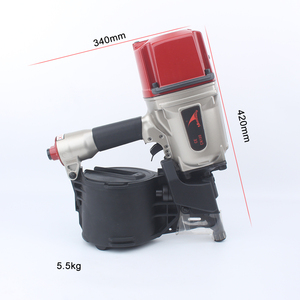 Pistola de clavos de bobina <span class=keywords><strong>neumática</strong></span> CN100 de calidad, <span class=keywords><strong>clavadora</strong></span> de bobina Industrial <span class=keywords><strong>neumática</strong></span>, pistola de clavos resistente de 100MM para fabricación de palés - Product Image 3