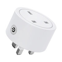 Prise intelligente Matter 16A, prise standard britannique, contrôle à distance par application, Homekit, automatisation domestique, prise intelligente Wi-Fi
