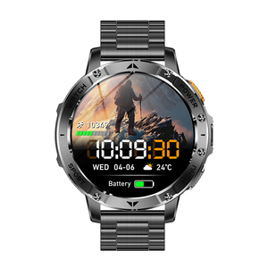 Montre connectée AK112 2026 avec fonction <span class=keywords><strong>d</strong></span>'appel, écran tactile HD de 1,7 pouces, IPX8, assistant vocal IA, plus de 100 modes sportifs, moniteur de fréquence cardiaque, pour hommes et femmes - Product Image 4