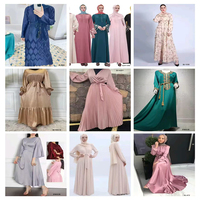 Abaya en soie Medina sur mesure de qualité supérieure avec poches, manches à volants, vêtements islamiques en gros pour femmes, robe musulmane, abaya pour le Ramadan et l'Aïd