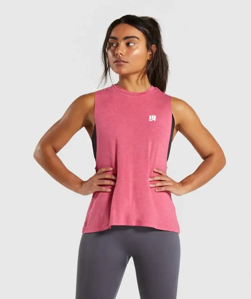 Ms Groothandel Braless Vrouwen Tank Tops Custom Gedrukt Sport Fitness Yoga Vest Voor Dames