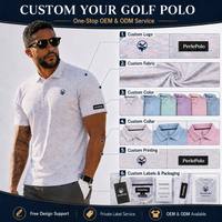 Polo de golf pour homme en polyester personnalisé de haute qualité, grande taille, meilleur matériau, vente chaude