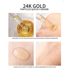 스킨 케어 개인 라벨 화장품 브라이트 데이 나이트 크림 24k 골드 젤 달팽이 콜라겐 페이스 크림 피부 미백 - Product Image 4