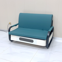 Sofá Cama Plegable Compacto de 1.28 m de Ancho Personalizable - Ahorro de Espacio para Apartamentos Pequeños y Oficinas