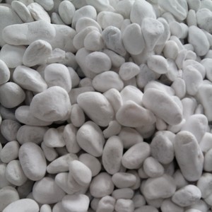 Decoración de paisajismo de jardín, piedra de río blanco nieve, tamaño personalizado, diseño moderno, piedra de guijarro para uso en hoteles - Product Image 4