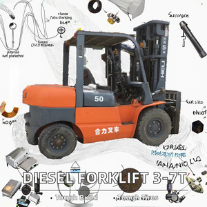 รถยกดีเซล ONEN รุ่น CDC1927 3 ตัน 6614 ปอนด์ ความจุ 4 ล้อขับเคลื่อน 42 กิโลวัตต์/2400 แรงม้า เครื่องยนต์ขับเคลื่อน สำหรับใช้งานกลางแจ้ง ยกสูงได้ - Product Image 2