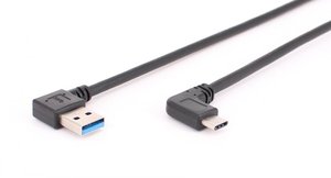 Cáp USB 3.0 Type C Hai Khuỷu 90 Độ Cho Huawei P40 P30 Pro Dây Sạc Nhanh Cho Đ<span class=keywords><strong>i</strong></span>ện Thoạ<span class=keywords><strong>i</strong></span> Di Động Xiaomi Samsung Dây - Product Image 2