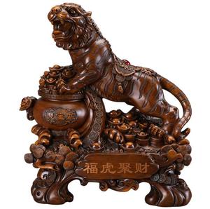 Estatua de Tigre de Resina Pintada a Mano, Regalo de <span class=keywords><strong>Año</strong></span> Nuevo <span class=keywords><strong>Chino</strong></span> 2025, Figura Decorativa - Product Image 1