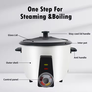 <span class=keywords><strong>Olla</strong></span> Arrocera Persa Crujiente de Acero Inoxidable de 10 Tazas, 700W/900W, con Temporizador de 60 Minutos, Interruptor Automático y <span class=keywords><strong>Olla</strong></span> Extraíble - Product Image 2