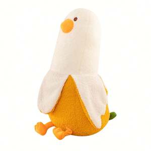 Peluches en forme de <span class=keywords><strong>banane</strong></span>, animaux en peluche, cadeaux pour garçons et filles, oreiller pour enfants, poupée en peluche, jouets en peluche en forme de canard - Product Image 6