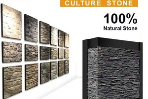 Design traditionnel moderne, pierre naturelle 100%, durable, écologique, cheminées murales en <span class=keywords><strong>ardoise</strong></span>, finition de surface fendue, <span class=keywords><strong>intérieur</strong></span> extérieur - Product Image 6