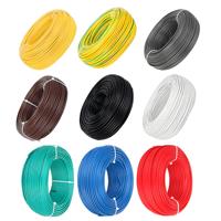 Flexibler Kupferdraht PVC-Isolierter Elektrokabel 1,5mm 2,5mm 4mm 6mm RV-Kabel