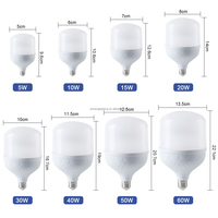 Bombillas LED SKD, Materia Prima para Bombillas E27 B22, Venta al por Mayor, 5W 10W 15W 20W 30W 40W 50W 60W, Bombillas LED de Ahorro de Energía