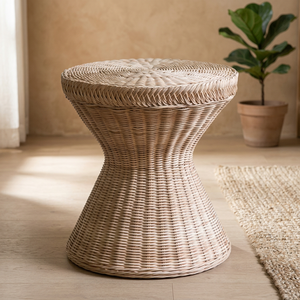 Vintage Woven Natural Living Room Rattan Furniture Rattan <b>Side</b> <b>Table</b> Wholesale Made in Vietnam - Product Image 1