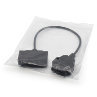 Cable de Extensión de Arnés Automotriz Personalizado de 16 Pines para Ford, Conector de 7 Pines a OBD2/OBDII de 16 Pines, Lector de Códigos