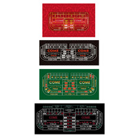 Tapis de table de poker personnalisé pour trois joueurs, qualité casino, 240 cm, 7 couleurs, pour salle de poker VIP de luxe, OEM, marque privée, sur mesure